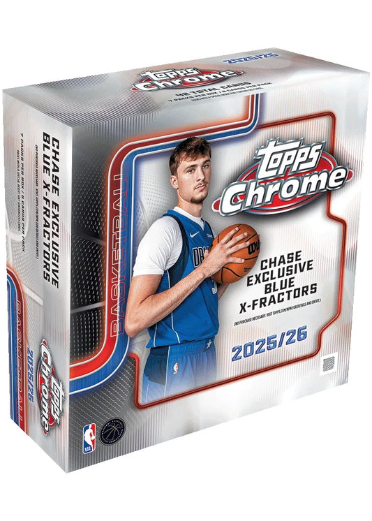 2025-26 Topps Chrome® Basketball - Mega Box
