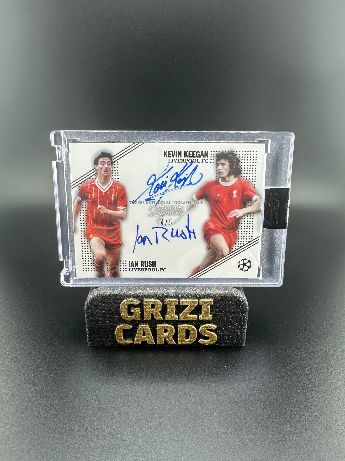 Kevin Keegan & Ian Rush – Topps Dynasty 2022/23 – Dual Autograph – 4/5