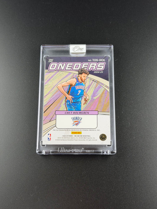 Chet Holmgren – Panini One and One 2024/25 – Autograph