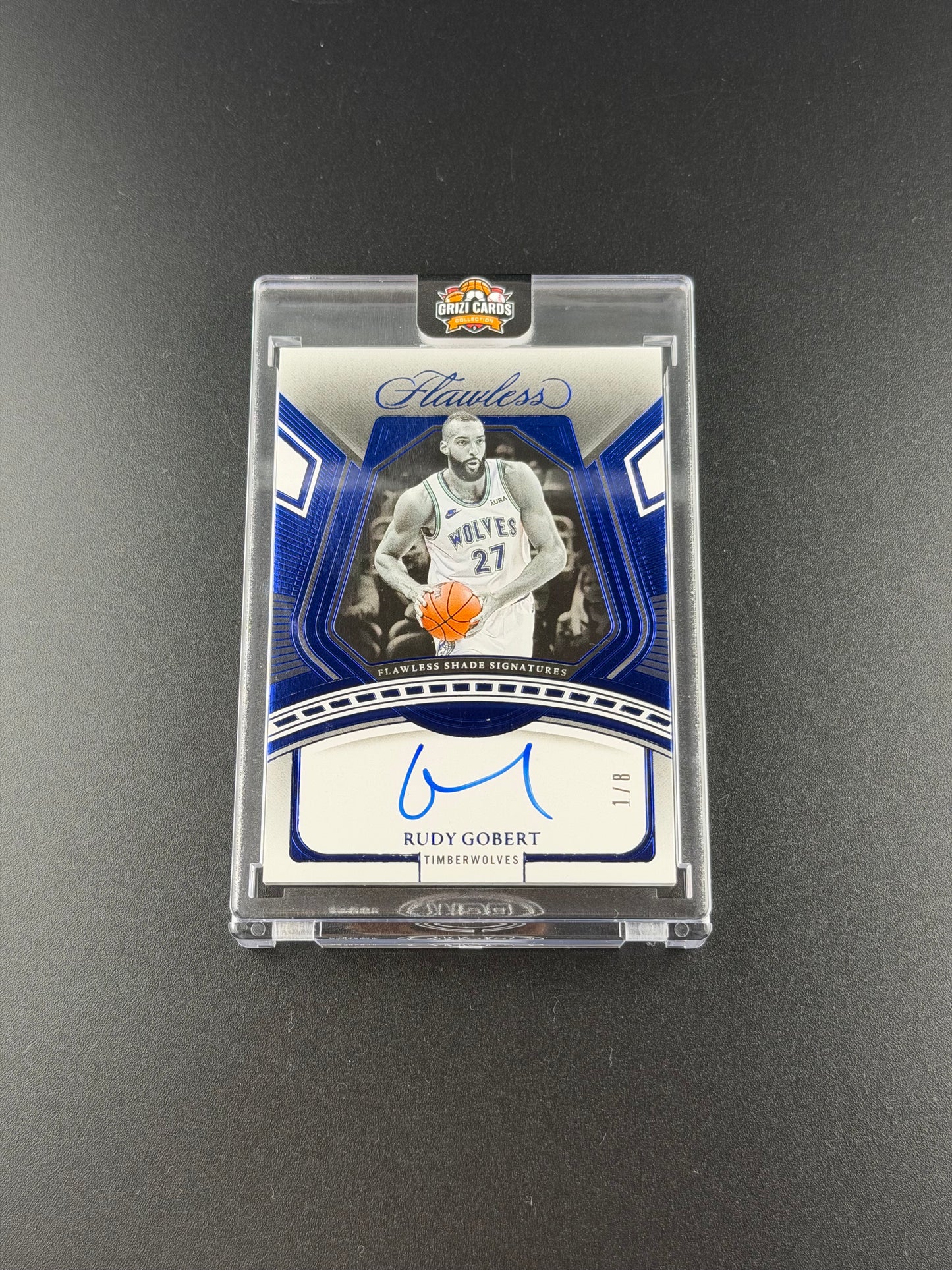 Rudy Gobert – Panini Flawless Basketball 2023-24 – Flawless Shade Signatures – Auto /8