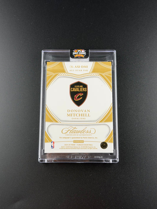 Donovan Mitchell – Panini Flawless Basketball 2024–25 – All-Star Ink Autograph – 3/5.