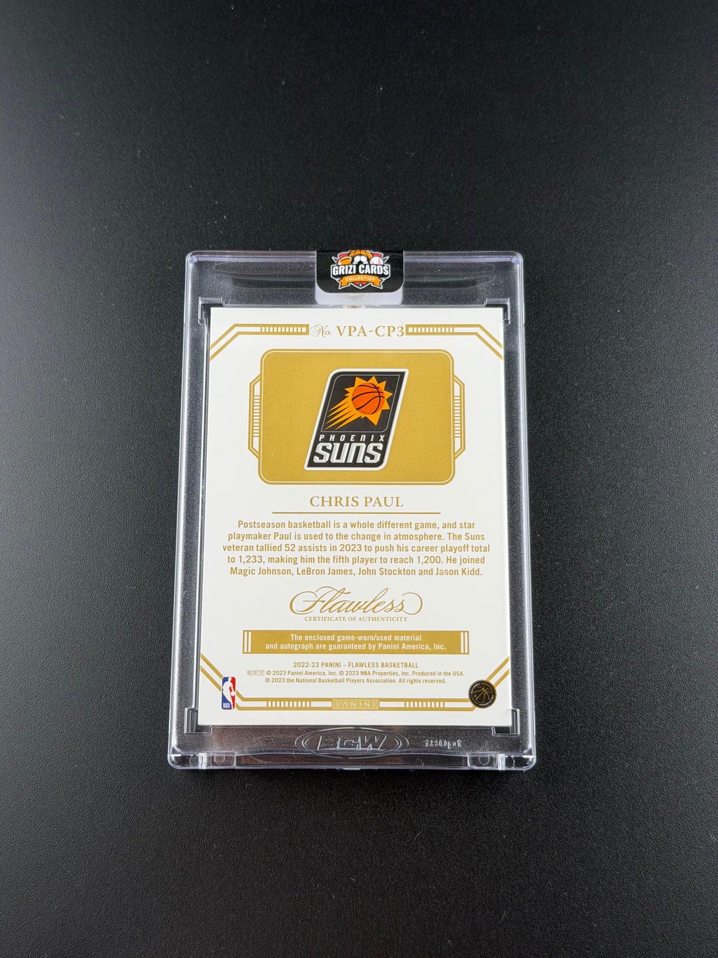 Chris Paul – Panini Flawless Basketball – Patch Autograph – 04/25.