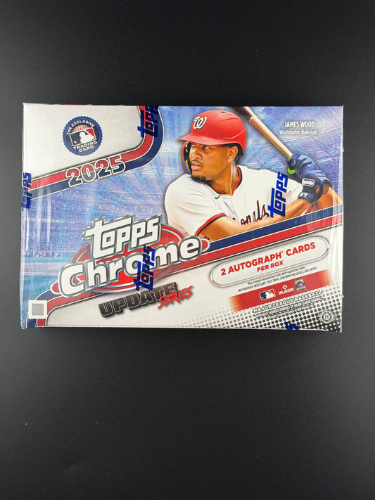 2025 Topps Chrome® Baseball Update Series - breaker Delight Box Box (2 Autographe par boîte)