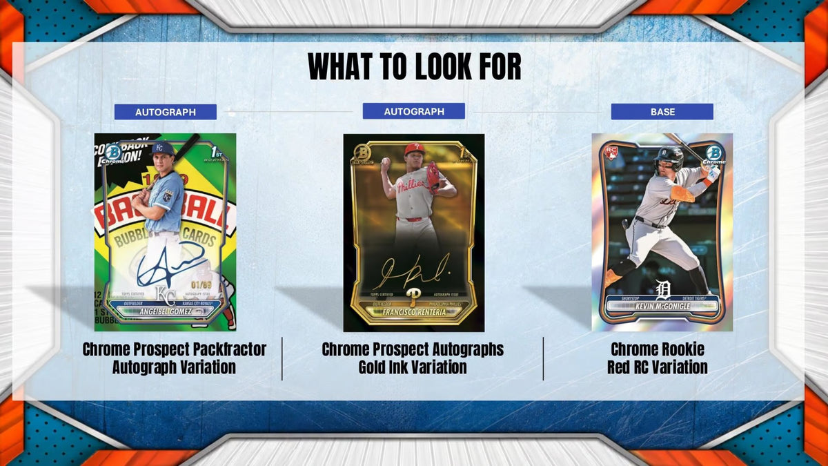 2026 Bowman Chrome Baseball Breaker Delight