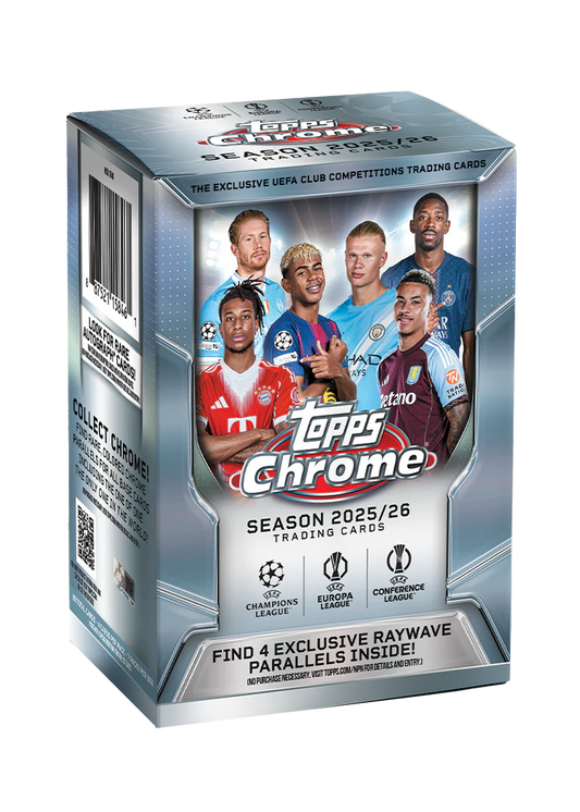 Topps Chrome® UEFA Club Competitions 2025-26 - Value Box