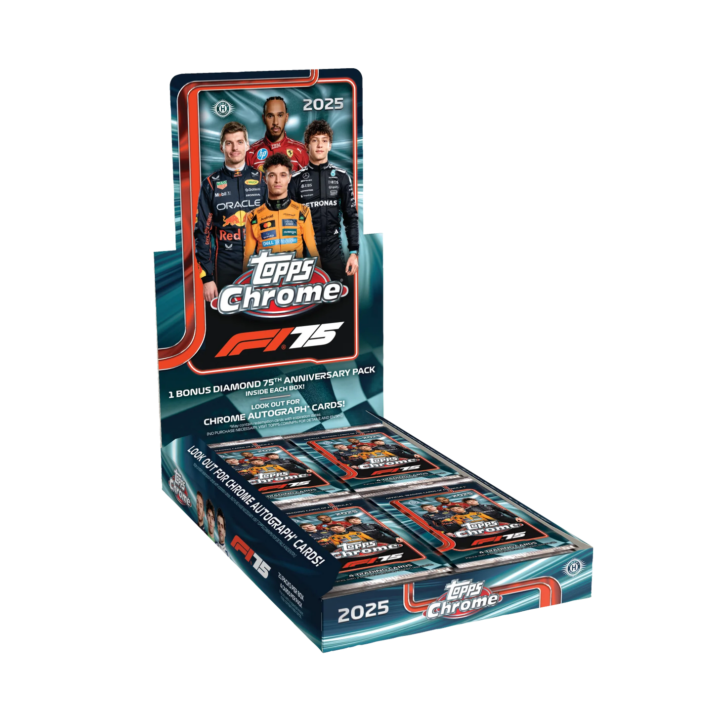 2025 Topps Chrome Formula 1® - Hobby Box
