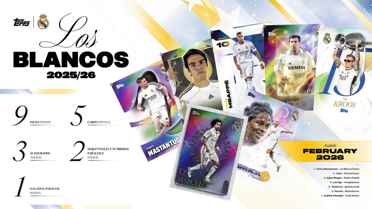 2025/26 Topps Real Madrid Los Blancos