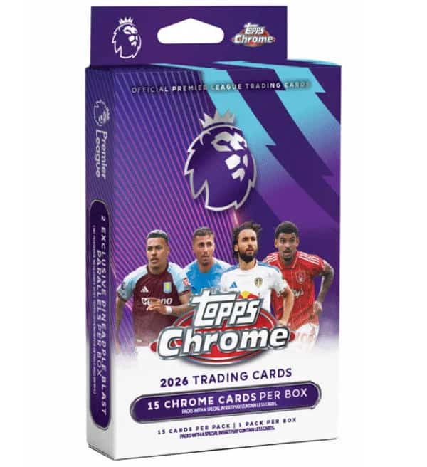 2026 Topps Premier League Chrome - Hanger Box