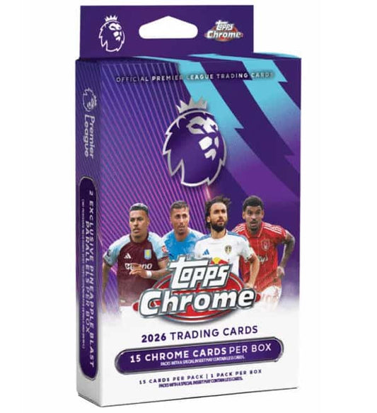 2026 Topps Premier League Chrome - Hanger Box